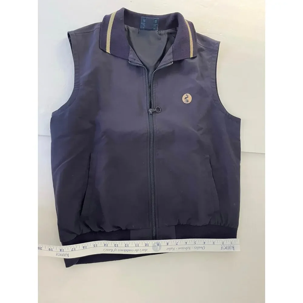 Sunderland of Scotland Men's M Navy Golf Vest Designed Scotland Made USA